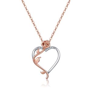 Collana Vintage a Cuore per Mamma da Parte delle Figlie, Sempre la Mia Mamma, Amica per Sempre, Gioielli Placcati, Regalo per la Festa della Mamma - Product Image 5