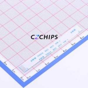 AB03A0100000269A FFC Cable (Flexible Flat Cable) P=1mm Connector 6P 1mm 0.3mm 6.5cm - Product Image 1