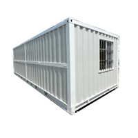 Maison conteneur portable de 20 pieds, maison modulaire préfabriquée, bureau pliable extensible