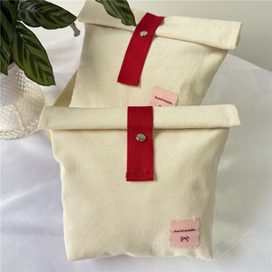 Bolsa de Almacenamiento de Cosméticos de Algodón de Lujo de Fábrica Chuanghua, Funda Protectora de Polvo con Etiqueta Tejida, Embalaje de Algodón Tipo Sobre, ¡Gran Venta! - Product Image 1