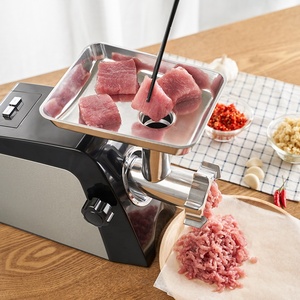 Picadora de carne eléctrica multifuncional de acero inoxidable de gran capacidad para uso doméstico, construcción completamente automática - Product Image 3