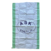 Sac tissé en PP blanc recyclable pour café, aliments, farine, semences, engrais – Sacos Saco Tejido De PP – Cameroun, Tanzanie