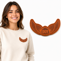 Estampage à chaud de haute qualité Logo personnalisé en relief étiquettes en cuir véritable patchs pour jeans et sacs