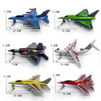 LASIVE TOYS Jouet moulé sous pression en alliage de dessin animé avion de chasse modèle de véhicule en alliage de simulation de voiture pour les enfants