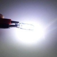 A80 DC12V T10 Silicone 2835 10smd LED Ampoule W5W 168 194 Voiture Parking Lumière Intérieur Dôme Lampe Auto Tourner Côté Wedge Ampoules