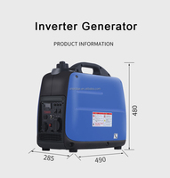 Générateur onduleur portable à onde sinusoïdale pure, faible THD, 1KW 2KW 3KW 4KW 5KW 8KW 10kW 12kW, pour l'utilisation avec ordinateurs, téléphones et équipements de précision