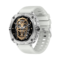 KarenM 2024 BT Call Smartwatch Dafit 1,43 Pulgadas Apariencia tradicional Reloj inteligente de metal completo para hombres AK71