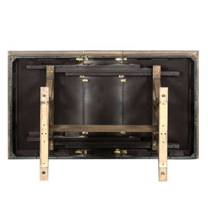 Mesa Extensible de Diseño Moderno y Lujoso, Mesas de Comedor de Madera Maciza para el Hogar y 6 Sillas Tapizadas - Product Image 6