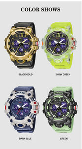 Reloj de Pulsera de Cuarzo Smael 8008 con Logotipo Personalizado OEM, Estilo Deportivo, Resistente al Agua, para Hombre - Product Image 5