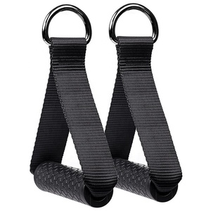 Maniglie per <span class=keywords><strong>esercizi</strong></span> pesanti <span class=keywords><strong>di</strong></span> alta qualità accessori per macchine per cavi fasce <span class=keywords><strong>di</strong></span> <span class=keywords><strong>resistenza</strong></span> maniglie impugnature impugnatura per staffa per cinturino Fitness - Product Image 1