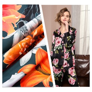 100% polyester in 50D chống tĩnh satin dệt vải cho quần áo lót váy - Product Image 3