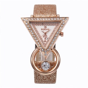 2PCS <strong>Women's</strong> <strong>Watch</strong> Fashion Triangle Rhinestone Ladies Quartz <strong>Watches</strong> Wide Bracelet Bangle <strong>Set</strong> Reloj Mujer Girls Clock Gift - Product Image 5
