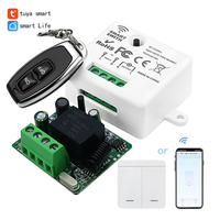 Control Remoto Inalámbrico de Aprendizaje de Código 433/315MHz, Alcance de 30m, Bajo Consumo, 2 Botones Opcionales, Seguridad para Puertas de Garaje y Hogar Inteligente