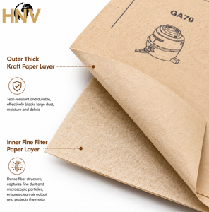 Cepillo <span class=keywords><strong>para</strong></span> <span class=keywords><strong>Aspiradora</strong></span> con Bolsa de Recolección de Polvo de Plástico <span class=keywords><strong>para</strong></span> Uso en Autocaravanas, Compatible con las Series <span class=keywords><strong>Nilfisk</strong></span> GA70, GS80, GM80, GS90, GM90 - Product Image 3