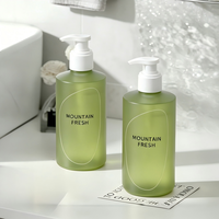 350ml 500ml Vente en gros Plastique Mat Shampooing Lotion Pompe Bouteille vide