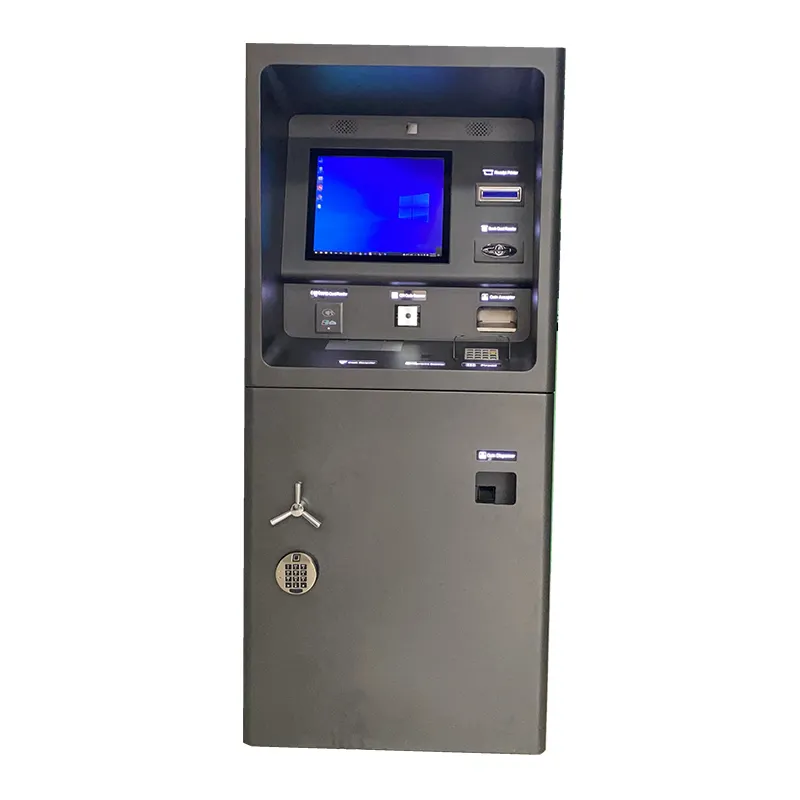 Hệ Thống Kiosk Rút Tiền Mặt Và Rút Tiền ATM Giao Dịch Tín Dụng Chính VISA Được Bảo Đảm Bằng Khóa Kỹ Thuật Số Ủy Quyền Vân Tay