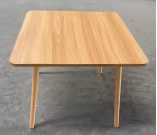 Table basse simple en bois, table basse d'appoint pour canapé, table basse carrée pour salon, petite table basse