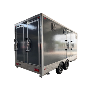 <span class=keywords><strong>Toilettes</strong></span> <span class=keywords><strong>publiques</strong></span> modernes en acier, portables, de luxe, à 4 stations, automatiques et autonettoyantes, pour usage extérieur - Product Image 4