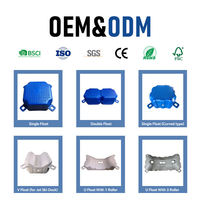 Vente en gros de pontons flottants modulaires en HDPE 500*500*400MM pour bateau