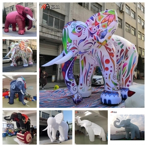 <span class=keywords><strong>Elefante</strong></span> <span class=keywords><strong>Africano</strong></span> Inflable <span class=keywords><strong>Gigante</strong></span> Realista, Modelo de <span class=keywords><strong>Elefante</strong></span> Inflable con Textura de Piel HD para Decoración de Escenarios y Eventos - Product Image 6