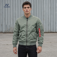 Blouson d'hiver en duvet style aviateur, blouson oversize pour homme style pilote, blouson matelassé réversible imperméable OEM