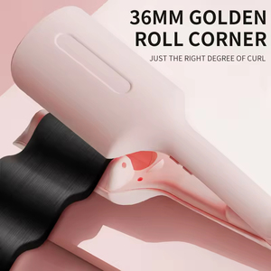 Rizador de Pelo Tipo Olla de Arrocera de 36MM - Sin Quemaduras - Crea Ondas Onduladas, Ondas Negativas de Iones - Herramienta Profesional para Rizos Profundos en Forma de U - Product Image 3