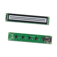 Layar LCD COB Karakter Rusia SJXD4002A-IIC FSTN Putih Positif Industri 40X2 Dot Matrix Modul LCM Kecerahan Tinggi