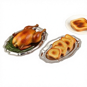 Luxury Vintage Wavy Porcelain Fruit Bowl Gold Holder Engraved Floral <b>Snack</b> <b>Tray</b> Serving Stand Dining Table Eco-Friendly Party - Product Image 2