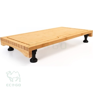 Tablas de cortar grandes de bambú, cubiertas de quemador de estufa, cubiertas superiores de estufa, tablero de fideos de cubierta de estufa para 2 quemadores - Product Image 1