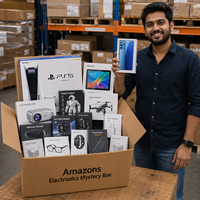 Boîte mystère Amazon : Tablettes, ordinateurs portables, montres connectées (style électronique) – En stock, livraison 24h, vente en gros, export