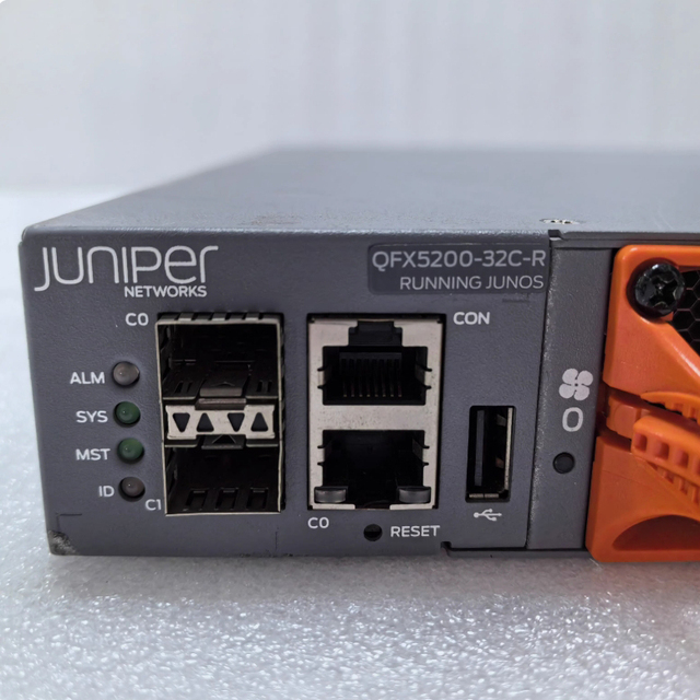 Original Used QFX5200-32C-AFO 32port 100G QSFP+/QSFP28 Network Switch 10Gbe/25Gbe/40Gbe/50Gbe/100Gbe Support