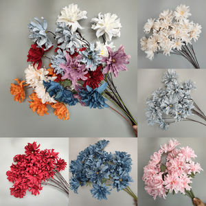 Nuevas flores de seda artificiales de Orquídea púrpura para escenario de boda para salones de boda guías de carretera características arte Floral realista - Product Image 3