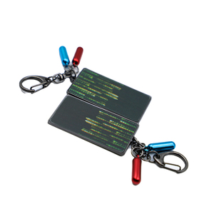 Imagen Lenticular 3D Metálica Personalizada, Adhesivo Lenticular 3D, Llavero Lenticular Personalizado con Cápsula Metálica - Product Image 4