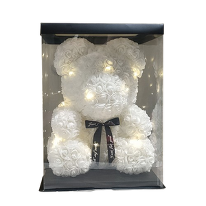 Oso de Jabón con Rosas en Forma de Corazón, Caja de Regalo Creativa para el Día de San Valentín, Ideal para Uso Personal y Regalos - Product Image 5