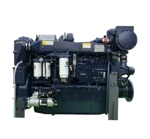 Weichai WP12C series 4 stroke 6 cylinder marine diesel engine WD12C400-21
