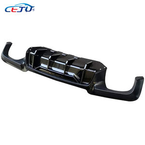 Brillant Noir ABS Carbone Look M5 Style Voiture Pare-chocs Arrière Lèvre Diffuseur pour <span class=keywords><strong>BMW</strong></span> Série 5 F10 F11 520i 535i 550i <span class=keywords><strong>550d</strong></span> M Sport 2011-2015 - Product Image 4