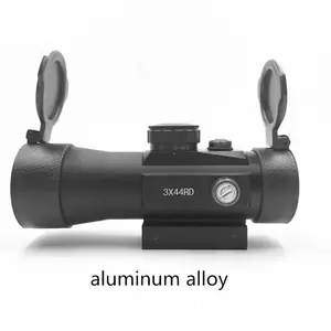 Extended clamshell hand adjustable sight with red/green switching configuration metal case waterproof and seismic
