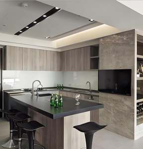 Muebles de Cocina de Madera de Lujo, Muebles de Cocina Inteligentes con Estilo Elegante - Product Image 1