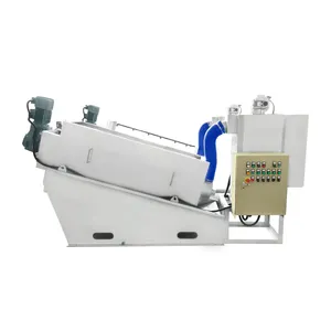 water purification Sludge Dewatering Screw Press Machine For Waste Water Treatment