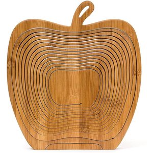 Custom-made <b>bamboo</b> foldable fruit <b>baskets</b>, kitchen drain <b>baskets</b>, handicraft <b>bamboo</b> <b>baskets</b>, multi-functional home storage - Product Image 4