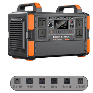 เครื่องกำเนิดไฟฟ้าพลังงานแสงอาทิตย์ 1200W กำลังสูง กันน้ำ 1000wh สำหรับตั้งแคมป์กลางแจ้ง ชาร์จเร็วแบบ Type-C USB DC  วัสดุพลาสติก - Product Image 1