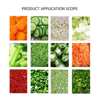 Suministro de fábrica Máquina cortadora de verduras multifuncional Máquina cortadora de cubos de cebolla Máquina trituradora de lechuga Trituradora de repollo
