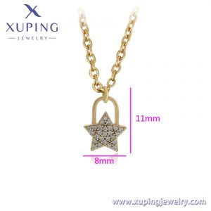 A00737810 xuping jewelry little star 14k Princess lucky gift forfidanzate love perfume personalizza collana elegante - Product Image 2