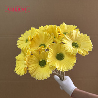 DC234 Grosir Bunga Gerbera Daisy Buatan Multi Warna PU untuk Dekorasi Pernikahan, Rumah, Hotel