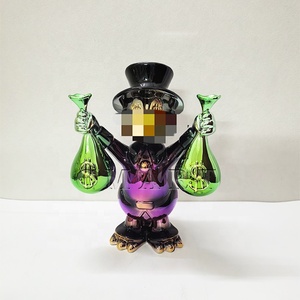 Scultura in Cromo di <span class=keywords><strong>Donald</strong></span> Duck con Due Sacchetti, Ornamento da Scrivania a Forma di Animale Cartoonesco, Scultura Pop Art di <span class=keywords><strong>Donald</strong></span> Duck all'Ingrosso - Product Image 3