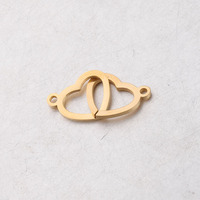 Pendentif Coran en Acier Inoxydable Cœur Islamique Abordable Dina Wholesale, Breloques de Bijoux DIY Idéales pour les Occasions Festives
