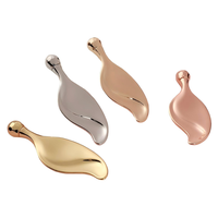 Bâton de massage pour les yeux en alliage de zinc, or rose, or, argent, double usage, outil Gua Sha facial pour la réduction des rides du visage et du cou