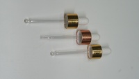 Pipette compte-gouttes en plastique en gros, à visser, réutilisable, durable, pour flacons d'huiles essentielles