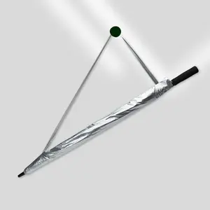 <span class=keywords><strong>Parapluie</strong></span> Extra Large Titane Argent Double Couche <span class=keywords><strong>Parapluie</strong></span> de Protection Solaire Parasol Extérieur Grande Plage <span class=keywords><strong>Parapluie</strong></span> de Golf Cadeau de Pêche - Product Image 3