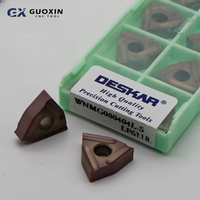 Outil de tournage externe en acier inoxydable avec revêtement CVD OEM WNMG080404/080408R/L-S LF6118, plaquettes de tournage en carbure pour machine CNC